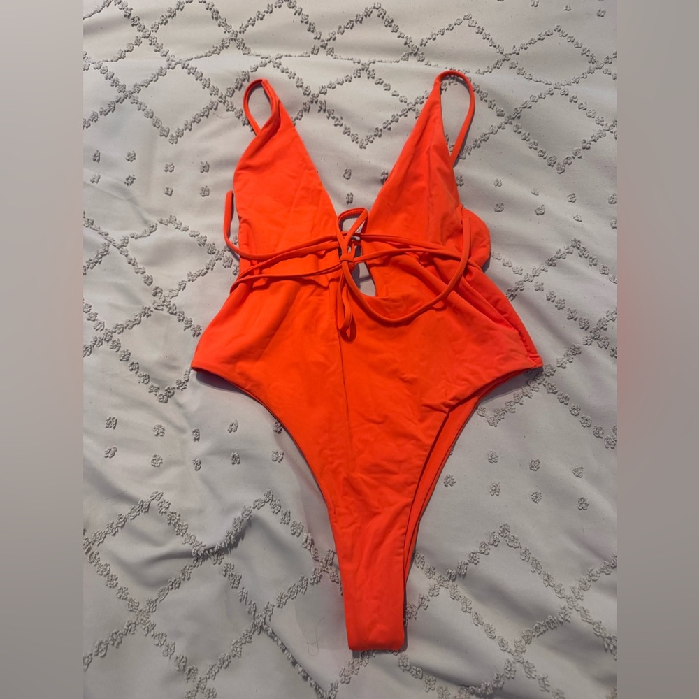 SHEIN Bright Orange Apparel